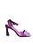 Carrano - Sandalia Fancy Salto Retangular Couro Lilas - Imagem 1