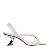 Carrano - Sandalia Curve Salto Space Couro Verniz Branco - Imagem 1