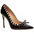 Cecconello - Scarpin Couro Preto Salto Alto - Imagem 3