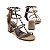 Cecconello - Sandalia Salto Bloco New Venetto Couro Amendoa - Imagem 4