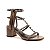 Cecconello - Sandalia Salto Bloco New Venetto Couro Amendoa - Imagem 2