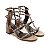 Cecconello - Sandalia Salto Bloco New Venetto Couro Amendoa - Imagem 5