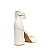 Carrano - Sandalia Classic Salto Bloco Couro Off White Lait - Imagem 3