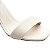 Carrano - Sandalia Classic Salto Bloco Couro Off White Lait - Imagem 4