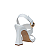 Carrano - Sandalia Maxi Tiras Salto Wave Couro Branco - Imagem 3
