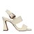 Carrano - Sandalia Maxi Tiras Salto Wave Couro Lait - Imagem 1