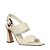 Carrano - Sandalia Maxi Tiras Salto Wave Couro Lait - Imagem 2