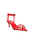 Carrano - Sandalia Classy Straps Salto Fino Couro Vermelho Carrano - Imagem 2
