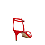Carrano - Sandalia Classy Straps Salto Fino Couro Vermelho Carrano - Imagem 3