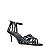 Carrano - Sandalia Straps Salto medio Fino Couro Verniz Preto - Imagem 2