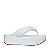 Carrano - Flat Thong Heavy Couro Branco - Imagem 1