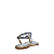 Carrano - Sandalia Flat Knot Cristal Couro Silver Gold - Imagem 3