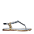 Carrano - Sandalia Flat Knot Cristal Couro Silver Gold - Imagem 1