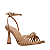 Carrano - Sandalia Tiras Knot Couro Bege Crema - Imagem 2