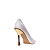 Carrano - Scarpin Salto Drop Alto Couro Branco - Imagem 3
