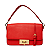 Carrano - Bolsa Tiracolo Adele Couro Vermelho Carrano - Imagem 1