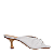Carrano - Open Mule Twist Salto Drop Couro Crema - Imagem 1