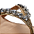 Carrano - Flat Shine Cristal Couro Metalizado Gold - Imagem 3