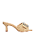 Carrano - Open Mule Maxi Fivela Rafia Bege Riviera - Imagem 1