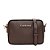 Carrano - Bolsa Becca Tiracolo Minimal Pequena Couro Marrom Dark Brown - Imagem 1