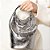 Carrano - Bolsa Lizzie Bucket Glam Pequena Couro Spechio Metalizado Pewter - Imagem 5