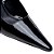 Carrano - Scarpin Slingback Salto Fino Stiletto Couro Verniz Preto - Imagem 4