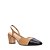 Carrano - Scarpin Slingback Cap Toe Couro Bege Toffee - Imagem 2