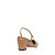 Carrano - Scarpin Slingback Cap Toe Couro Bege Toffee - Imagem 3