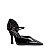 Carrano - Scarpin Slingback Bico Alongado Salto Fino Couro Verniz Preto - Imagem 2