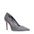Carrano - Scarpin Beatriz Salto Fino Couro Cinza Charcoal Gray - Imagem 2