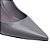 Carrano - Scarpin Beatriz Salto Fino Couro Cinza Charcoal Gray - Imagem 4