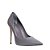 Carrano - Scarpin Loretta Salto Fino Couro Cinza Charcoal Gray - Imagem 2