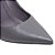 Carrano - Scarpin Loretta Salto Fino Couro Cinza Charcoal Gray - Imagem 4