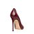 Carrano - Scarpin Loretta Salto Fino Couro Vinho Mahogany - Imagem 3