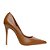Carrano - Scarpin Loretta Salto Fino Couro Marrom Saddle - Imagem 1