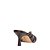 Carrano - Open Mule Twist Salto Fino Couro Marrom Dark Brown - Imagem 3
