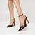 Carrano - Scarpin Slingback Strips Salto Fino Couro Marrom Dark Brown - Imagem 5