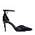 Carrano - Scarpin Slingback Charm Icon Couro Preto - Imagem 1