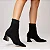 Carrano - Bota Meia Salto Bloco Wave Knit Preto - Imagem 5