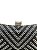 Seu Sapato- Bolsa Clutch Preta Silver - Imagem 3