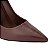 Carrano - Scarpin Loretta Couro Misto Brownie-Marrom - Imagem 4
