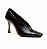 Cecconello - Scarpin couro preto cano médio - Imagem 1