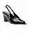 Cecconello - Slingback Couro Croco Preto Salto médio - Imagem 1