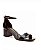 Cecconello - Sandália Couro Preto Verniz Glossy Salto Bloco - Imagem 1