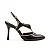 Cecconello - Slingback couro preto cano médio - Imagem 1
