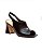 Cecconello - Sandalia Couro Preto Salto Bloco - Imagem 1