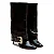 Cecconello - Bota Capa Couro Preto Cano Médio - Imagem 5