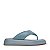 Carrano - Flat Papete Thong Couro Silver Blue - Imagem 1