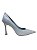 Carrano - Scarpin Unique Salto Fino Couro Silver Blue - Imagem 1