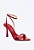 Cecconello - Sandalia Couro Verniz Vermelho - Imagem 2